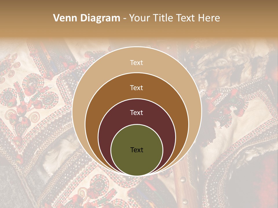 A Large Piece Of Cloth With Beads And Tassels On It PowerPoint Template