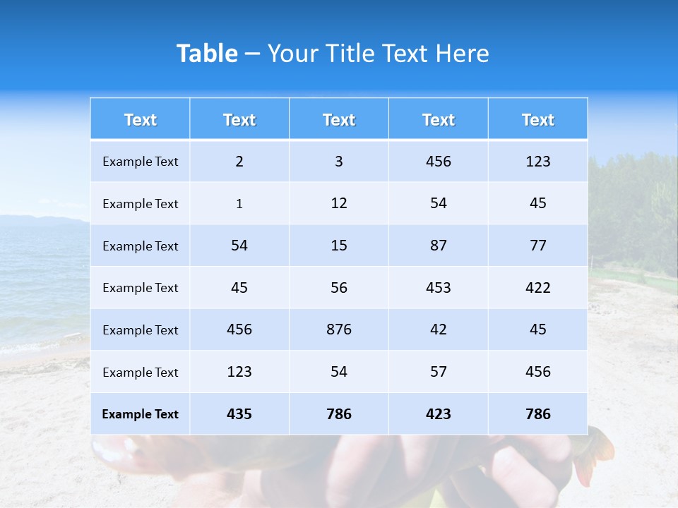 A Man Holding A Large Fish On A Beach PowerPoint Template