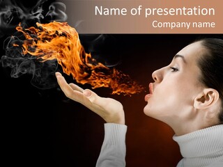 Beauty Night Hot PowerPoint Template