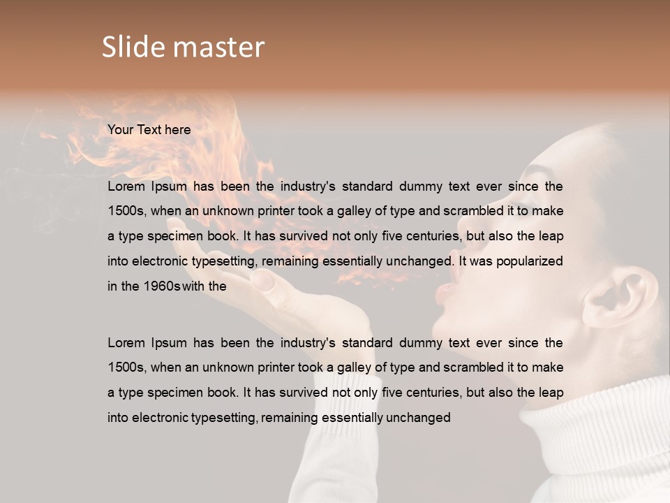 Beauty Night Hot PowerPoint Template