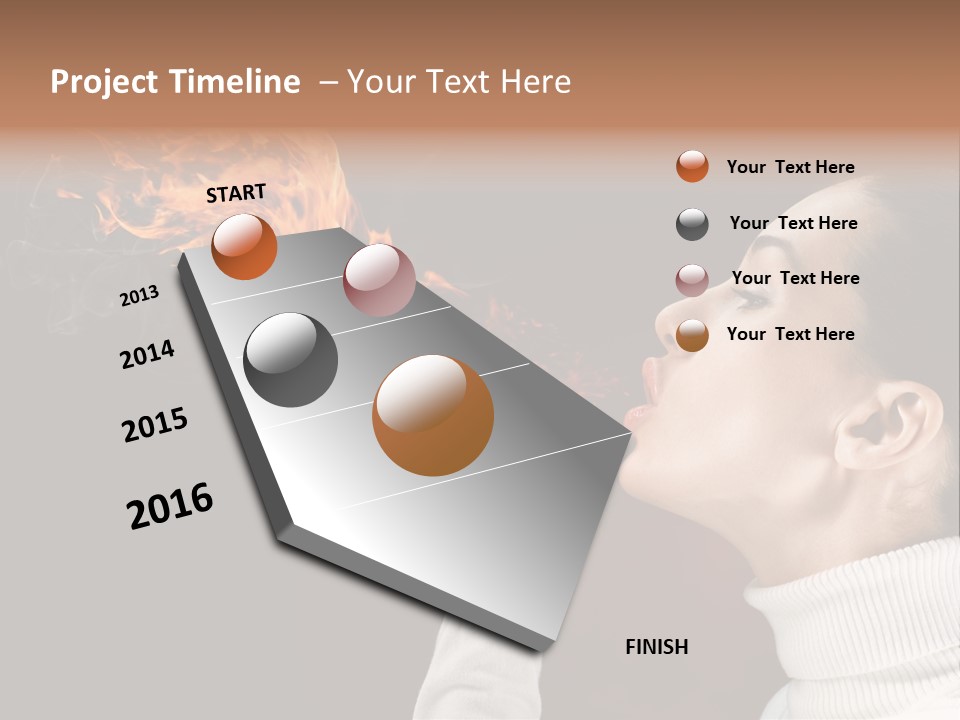 Beauty Night Hot PowerPoint Template