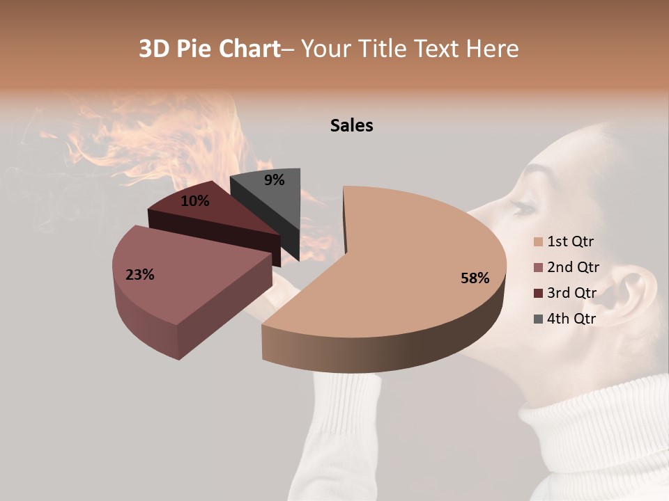 Beauty Night Hot PowerPoint Template