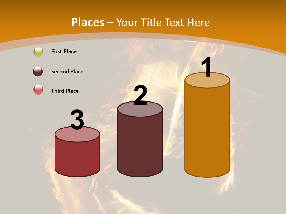 A Woman With Fire On Her Body Powerpoint Template PowerPoint Template