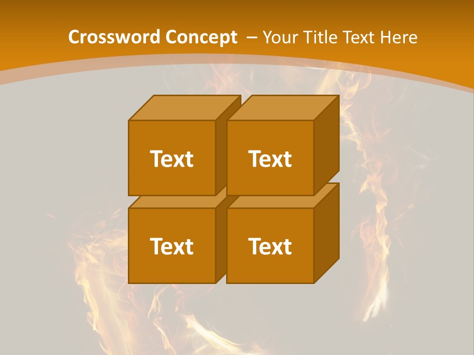 A Woman With Fire On Her Body Powerpoint Template PowerPoint Template