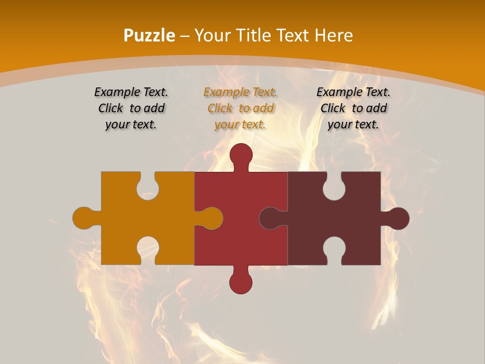 A Woman With Fire On Her Body Powerpoint Template PowerPoint Template