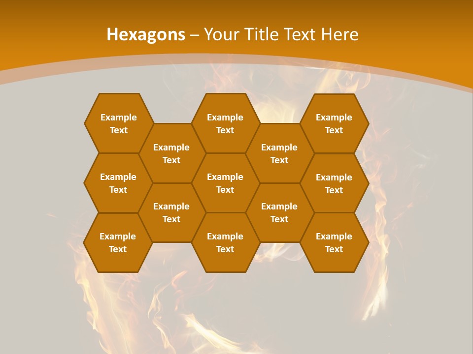 A Woman With Fire On Her Body Powerpoint Template PowerPoint Template