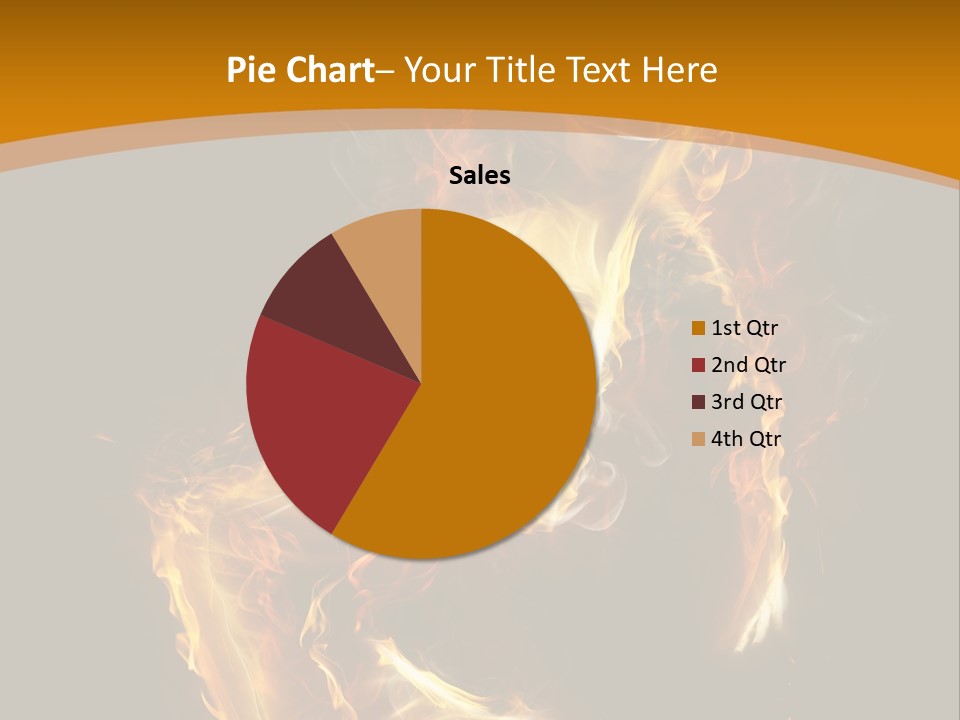 A Woman With Fire On Her Body Powerpoint Template PowerPoint Template