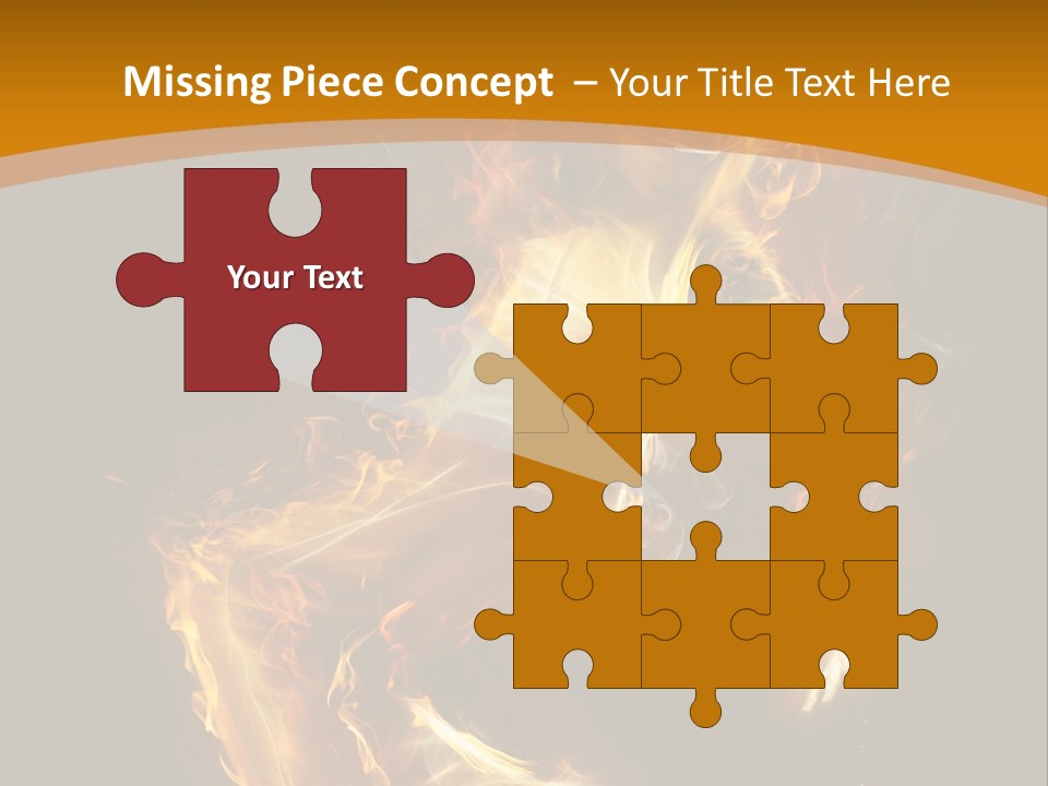 A Woman With Fire On Her Body Powerpoint Template PowerPoint Template