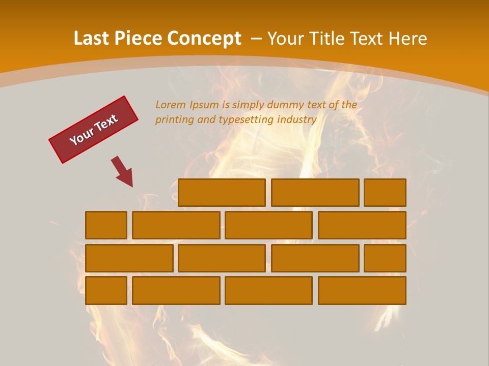 A Woman With Fire On Her Body Powerpoint Template PowerPoint Template