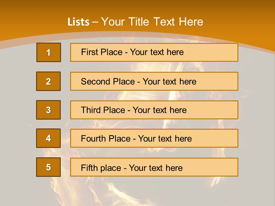 A Woman With Fire On Her Body Powerpoint Template PowerPoint Template