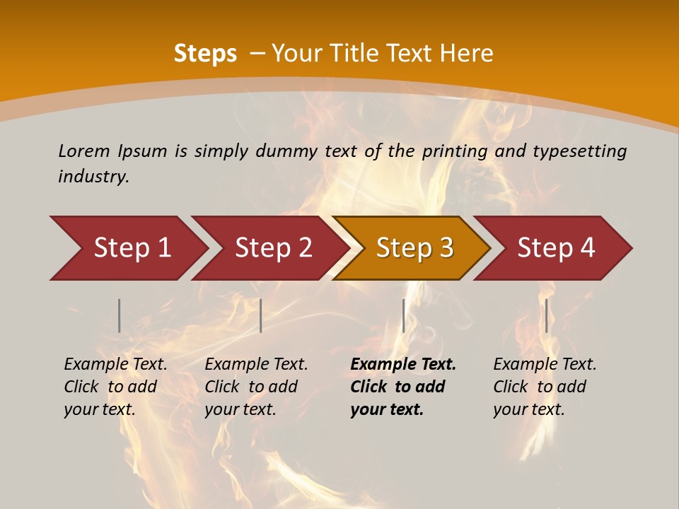 A Woman With Fire On Her Body Powerpoint Template PowerPoint Template