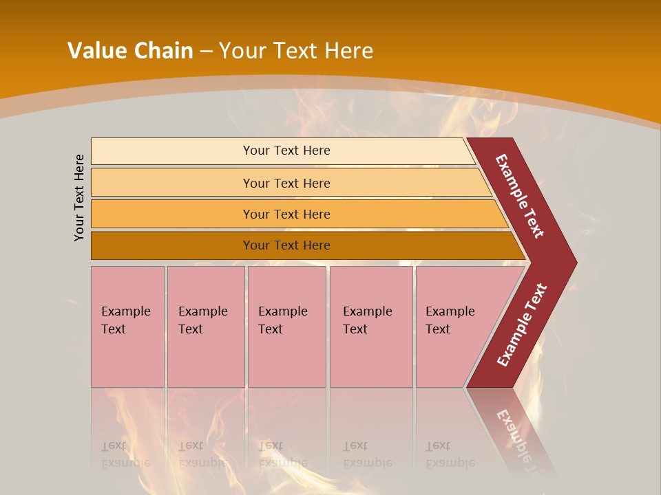 A Woman With Fire On Her Body Powerpoint Template PowerPoint Template