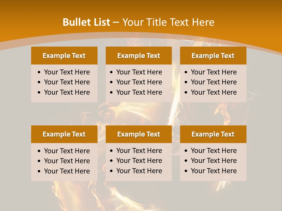 A Woman With Fire On Her Body Powerpoint Template PowerPoint Template