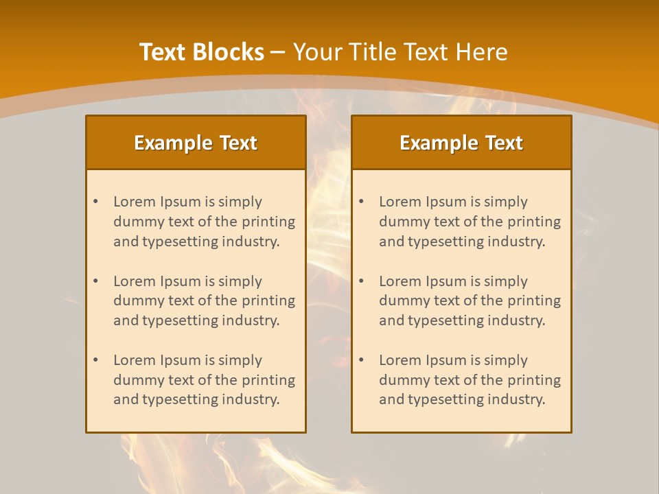 A Woman With Fire On Her Body Powerpoint Template PowerPoint Template