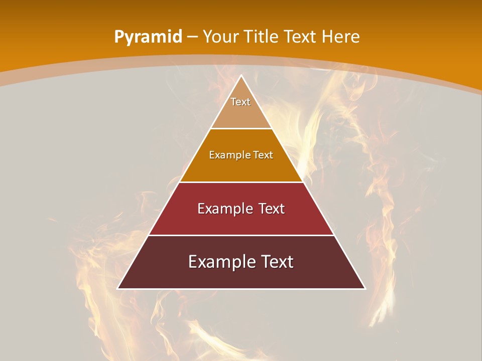 A Woman With Fire On Her Body Powerpoint Template PowerPoint Template