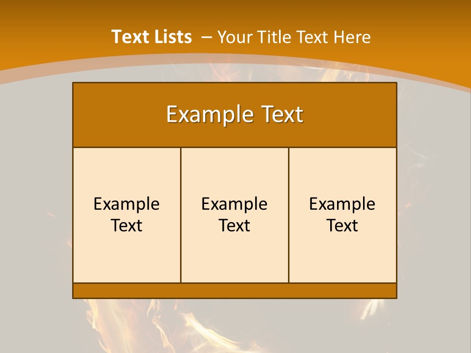 A Woman With Fire On Her Body Powerpoint Template PowerPoint Template