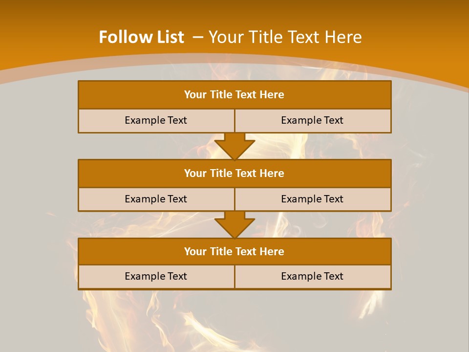 A Woman With Fire On Her Body Powerpoint Template PowerPoint Template