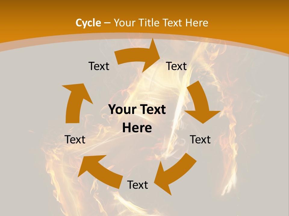 A Woman With Fire On Her Body Powerpoint Template PowerPoint Template