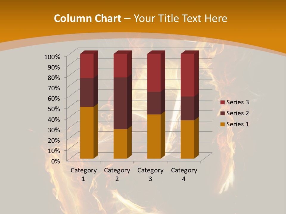 A Woman With Fire On Her Body Powerpoint Template PowerPoint Template