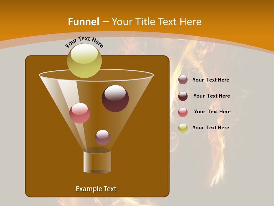 A Woman With Fire On Her Body Powerpoint Template PowerPoint Template