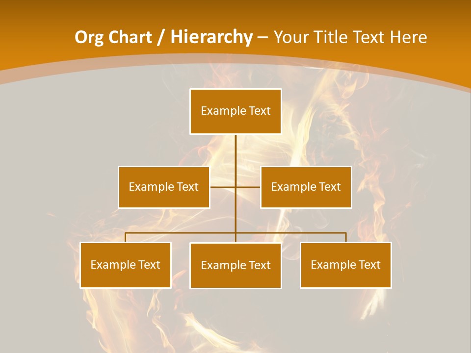 A Woman With Fire On Her Body Powerpoint Template PowerPoint Template