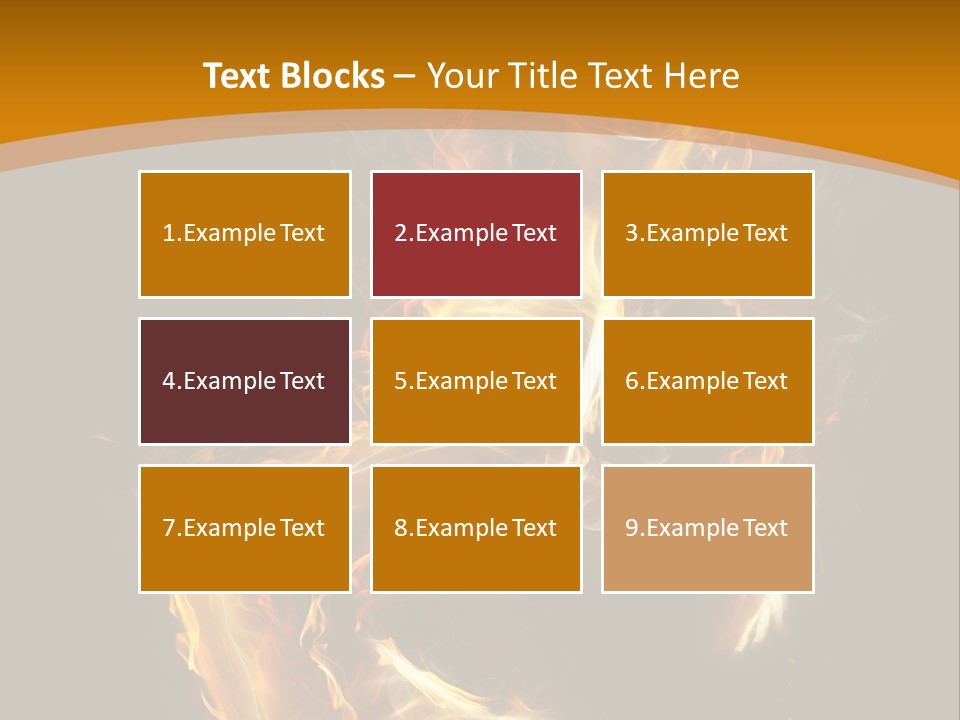 A Woman With Fire On Her Body Powerpoint Template PowerPoint Template