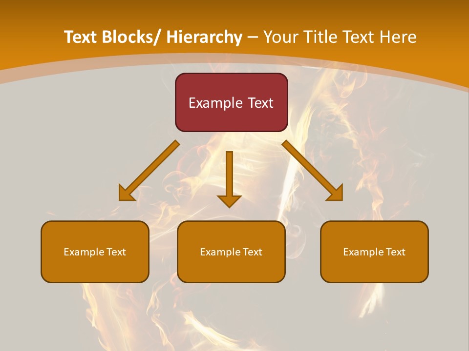 A Woman With Fire On Her Body Powerpoint Template PowerPoint Template