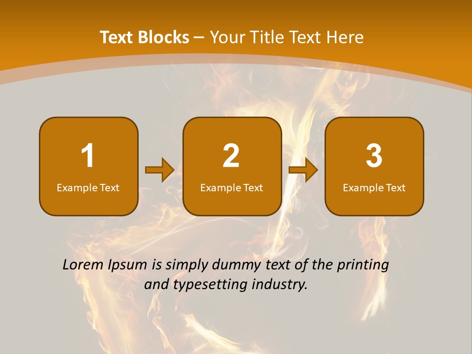 A Woman With Fire On Her Body Powerpoint Template PowerPoint Template