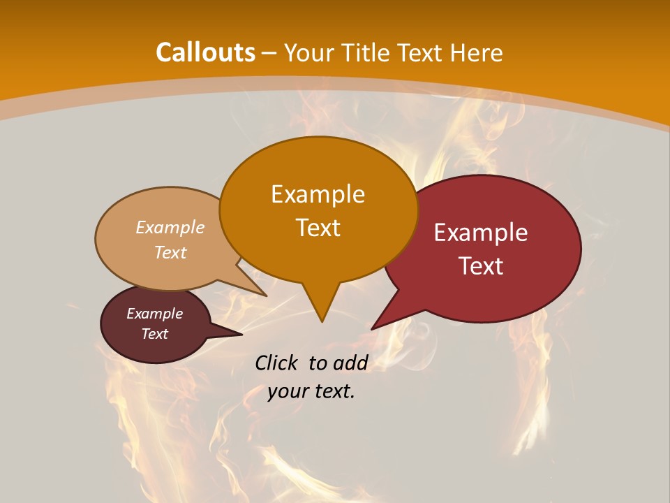 A Woman With Fire On Her Body Powerpoint Template PowerPoint Template