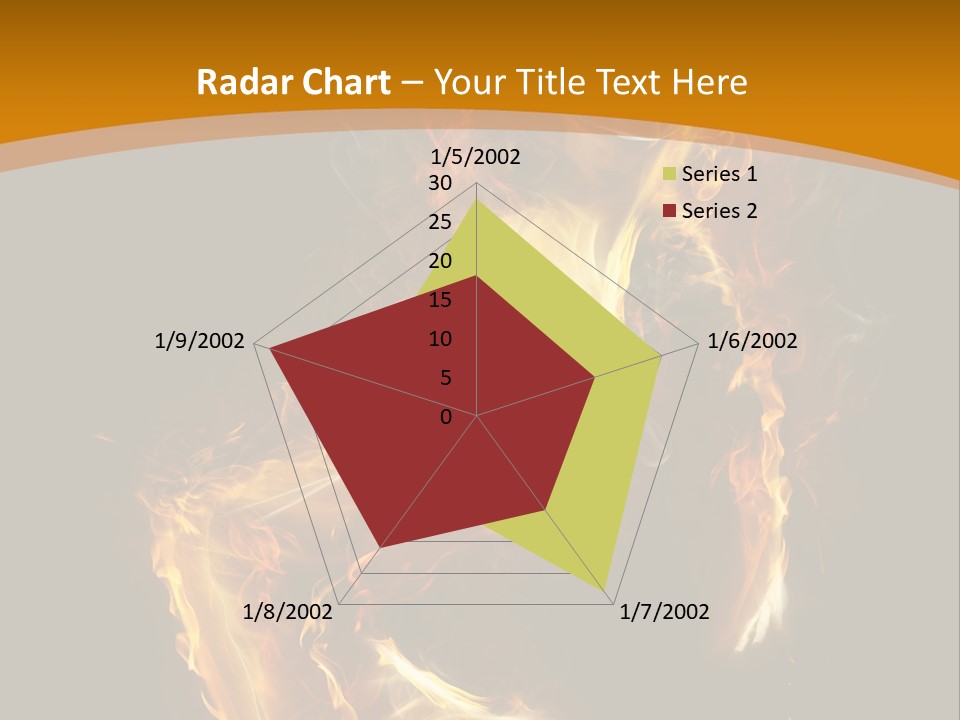 A Woman With Fire On Her Body Powerpoint Template PowerPoint Template