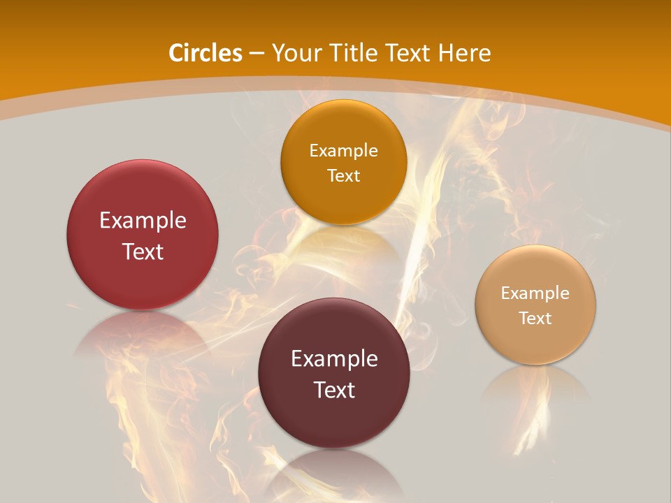 A Woman With Fire On Her Body Powerpoint Template PowerPoint Template