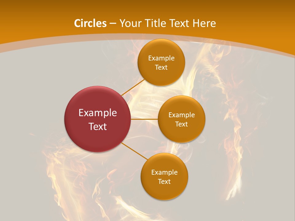 A Woman With Fire On Her Body Powerpoint Template PowerPoint Template