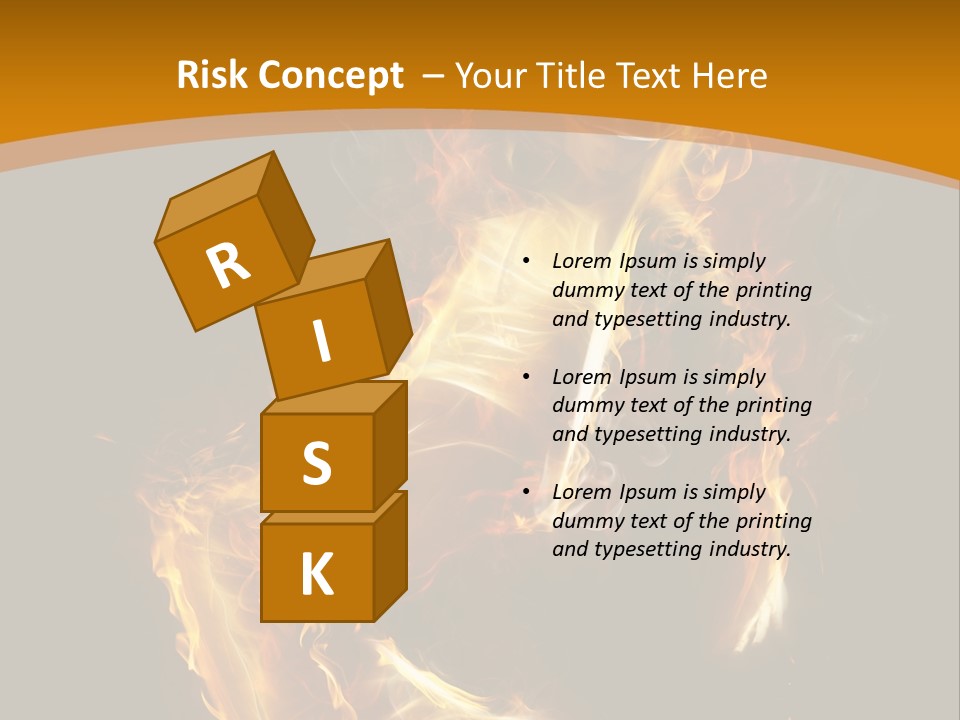 A Woman With Fire On Her Body Powerpoint Template PowerPoint Template