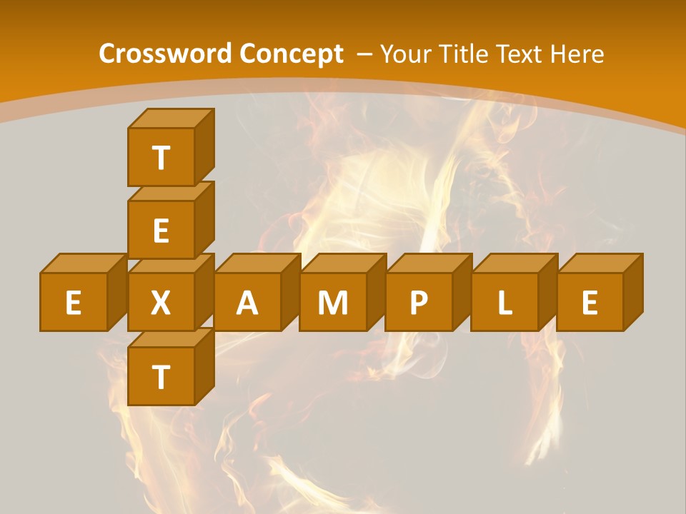 A Woman With Fire On Her Body Powerpoint Template PowerPoint Template