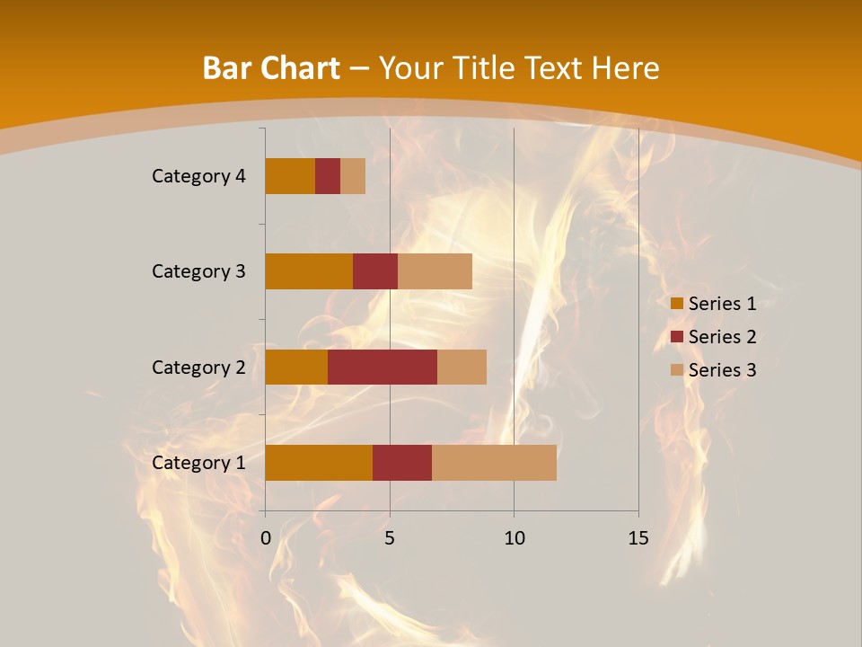 A Woman With Fire On Her Body Powerpoint Template PowerPoint Template