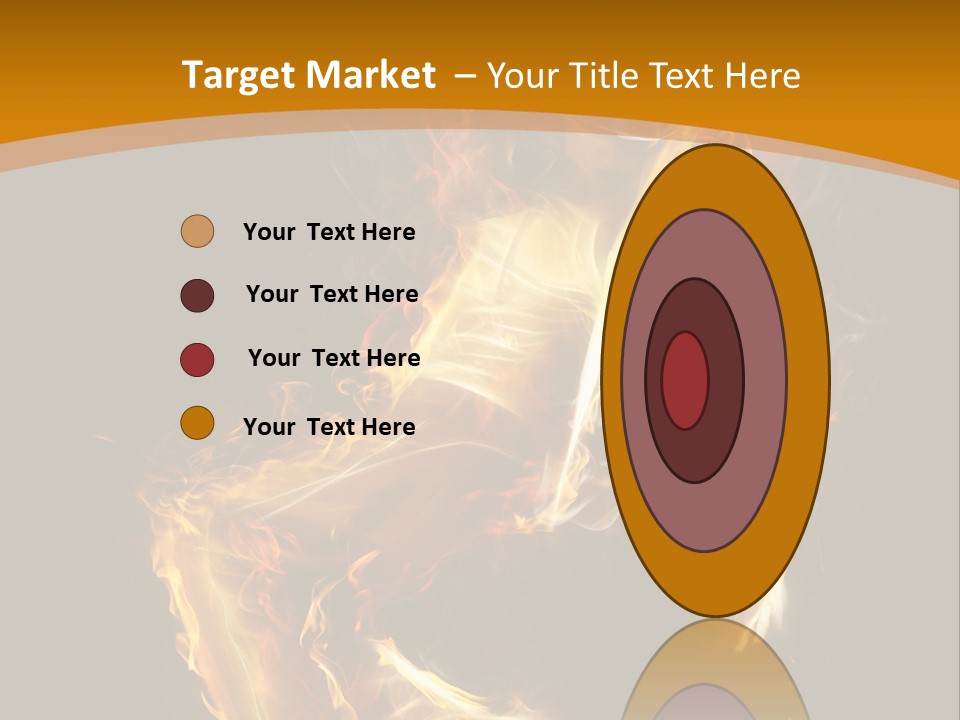 A Woman With Fire On Her Body Powerpoint Template PowerPoint Template