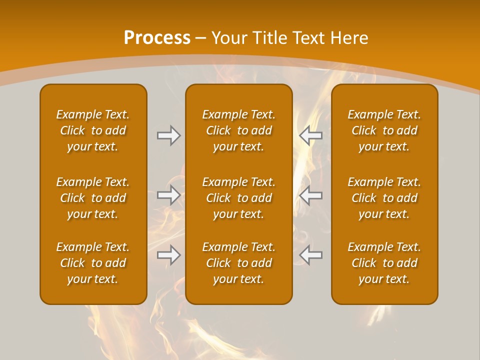 A Woman With Fire On Her Body Powerpoint Template PowerPoint Template