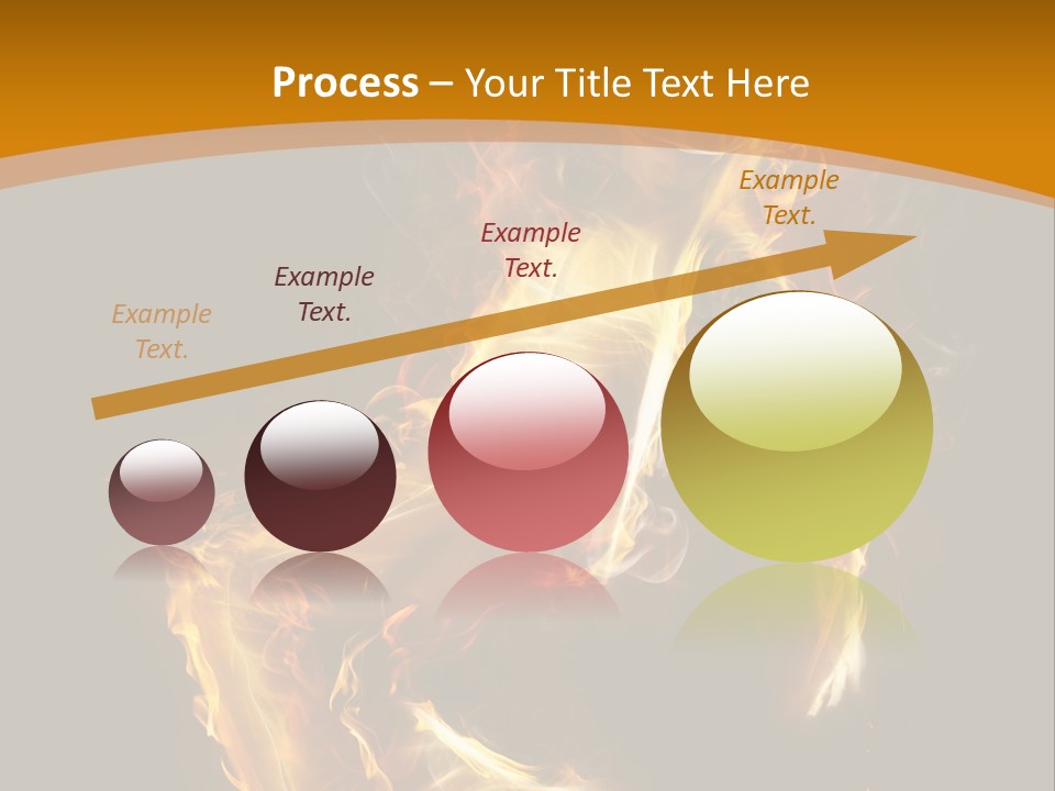 A Woman With Fire On Her Body Powerpoint Template PowerPoint Template