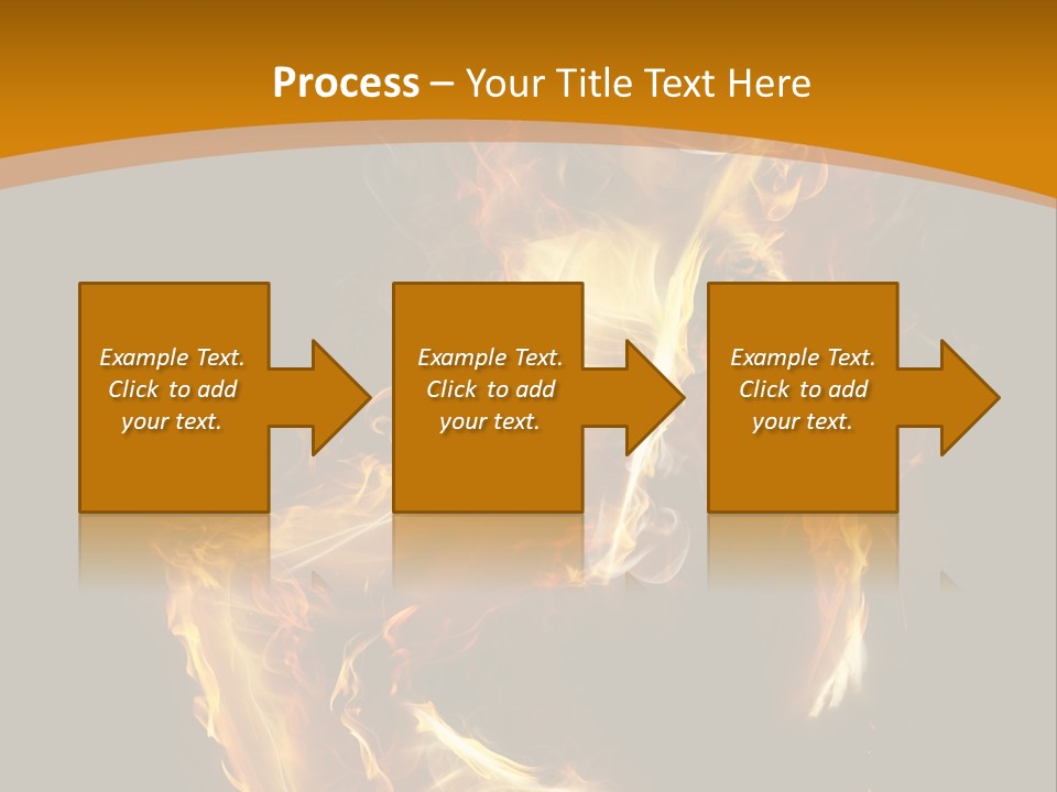 A Woman With Fire On Her Body Powerpoint Template PowerPoint Template