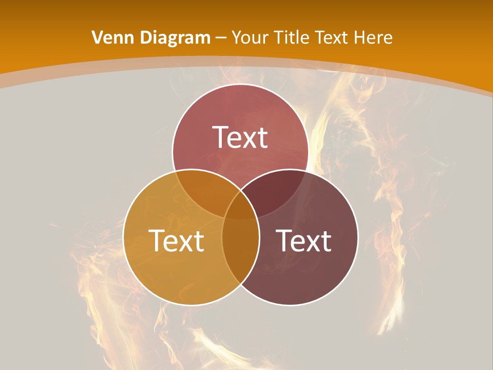 A Woman With Fire On Her Body Powerpoint Template PowerPoint Template