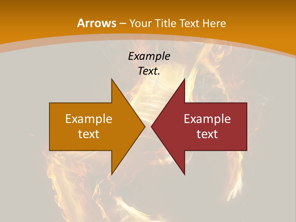 A Woman With Fire On Her Body Powerpoint Template PowerPoint Template