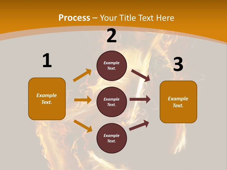 A Woman With Fire On Her Body Powerpoint Template PowerPoint Template