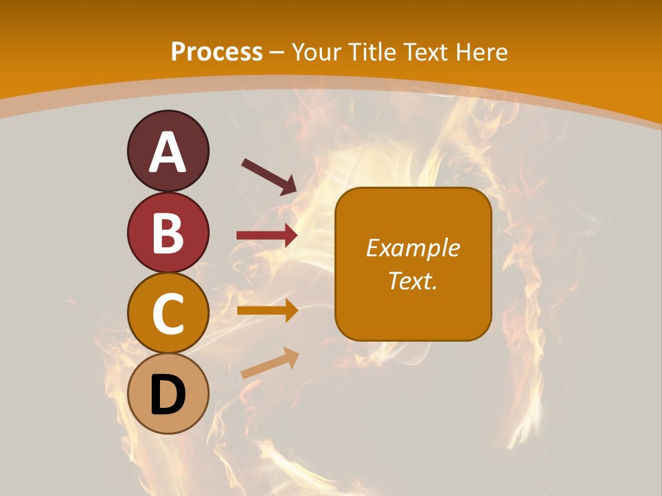 A Woman With Fire On Her Body Powerpoint Template PowerPoint Template