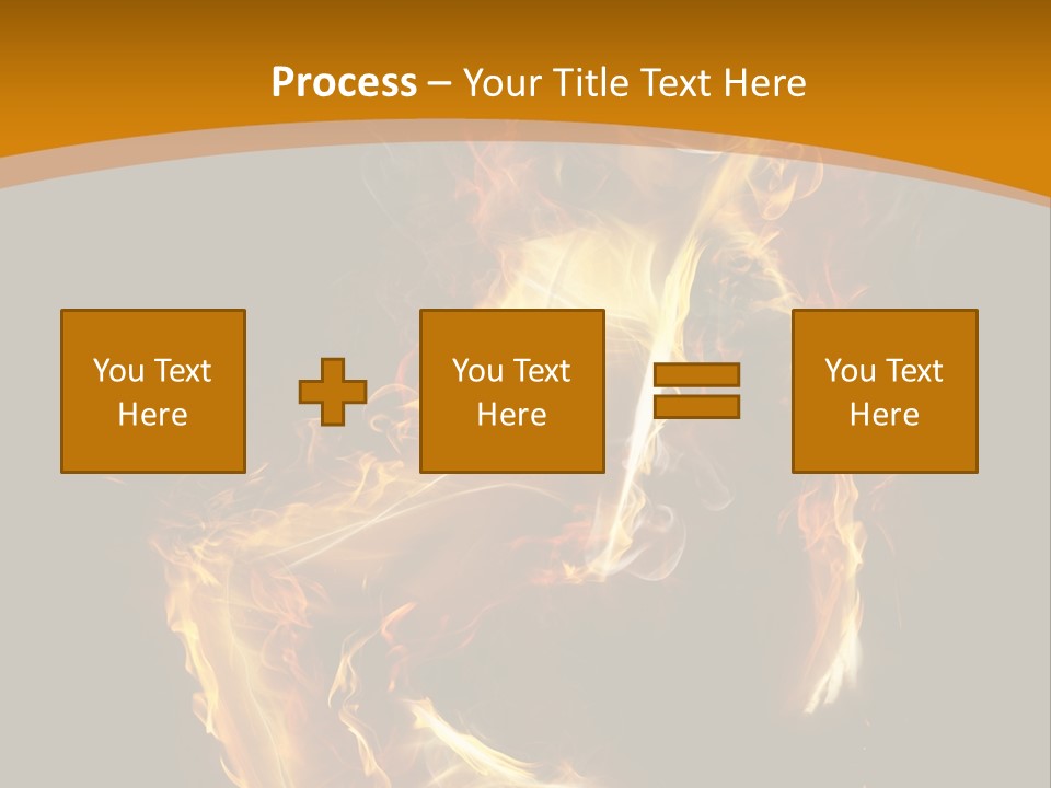 A Woman With Fire On Her Body Powerpoint Template PowerPoint Template