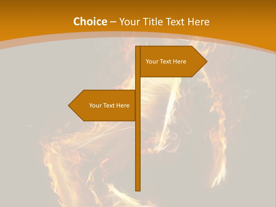 A Woman With Fire On Her Body Powerpoint Template PowerPoint Template