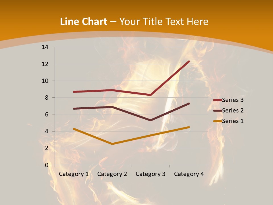 A Woman With Fire On Her Body Powerpoint Template PowerPoint Template