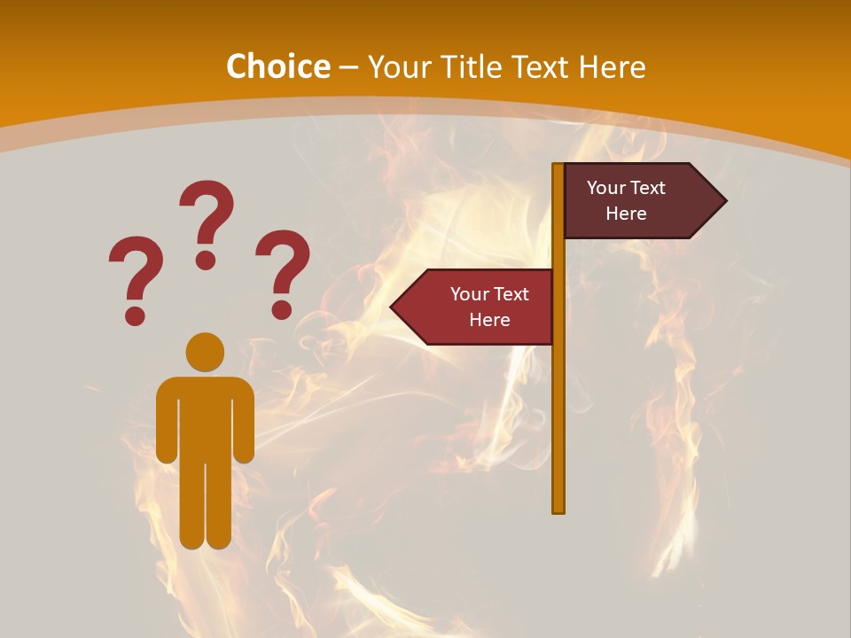 A Woman With Fire On Her Body Powerpoint Template PowerPoint Template