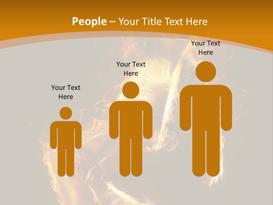 A Woman With Fire On Her Body Powerpoint Template PowerPoint Template