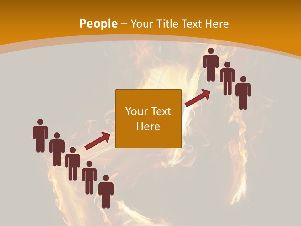 A Woman With Fire On Her Body Powerpoint Template PowerPoint Template