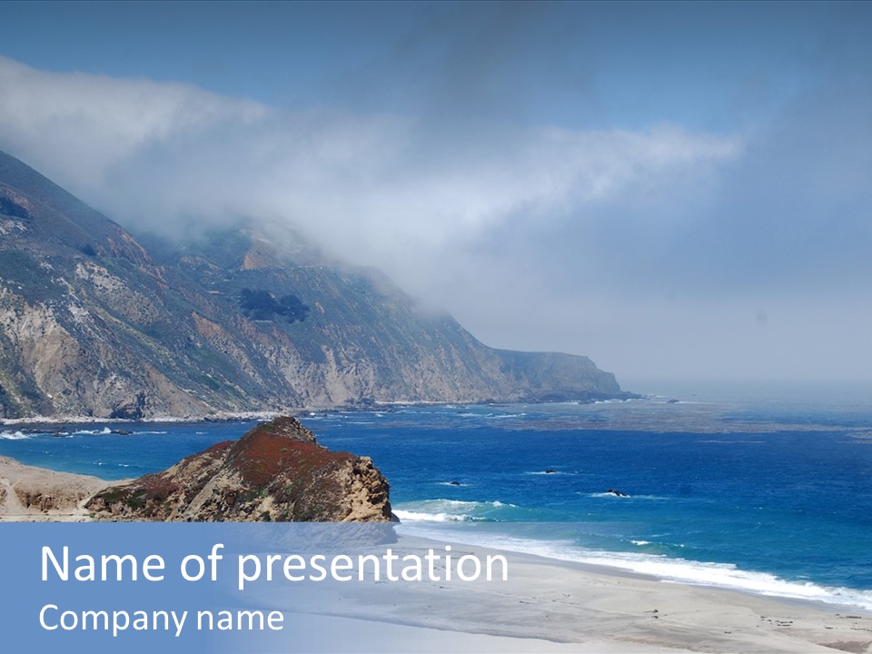 Blue Ocean Big PowerPoint Template